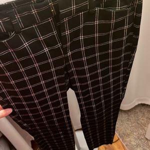 Black and white stripped dress/work pants